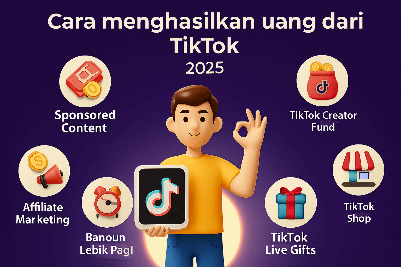 15 Cara Menghasilkan Uang dari TikTok 2025 (Terbukti Berhasil)